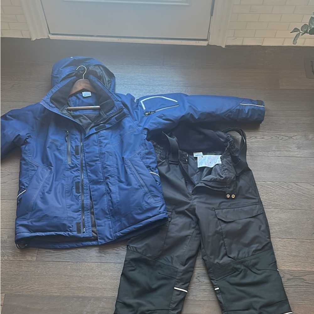 Men's Blue Performance Jacket and Pants set